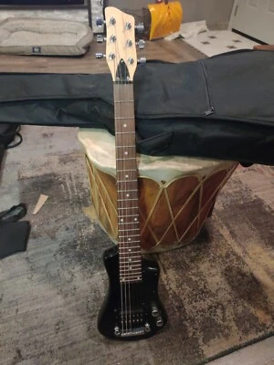 Guitarra Eléctrica Galveston Escala Completa 24 Trastes Viaje con Bolsa de Concierto Foto 1 de 4