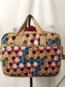 LeSportsac Colorful Polka Dot Messenger Laptop Travel Bag with Shoulder Strap - Picture 1 of 8