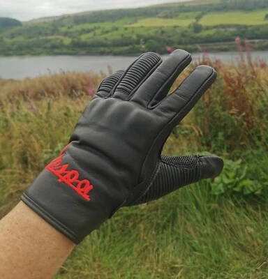 Vespa Scooter Rustic Black  Italian Leather PX GTS GTV LT LML GS Sprint  - Image 1 of 4