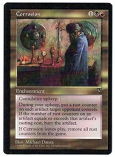 Corrosion 1997 Visions Multi-Color Rare Enchantment MTG NM Minus Actual Pics AZ6