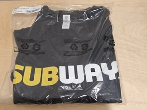 Subway Sandwiches Employee Uniform T-Shirt, Mens Size M & NEW & FREE SHIP - Picture 1 of 2