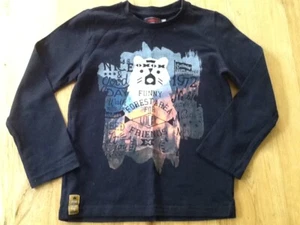 Catimini Printed T-Shirt Long Sleeve Top Print Design Neck Age 4 Years - Picture 1 of 1