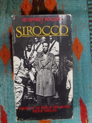 Sirocco VHS Humphrey Bogart Black And White 1951 Video Tape Movie - Image 1 of 3