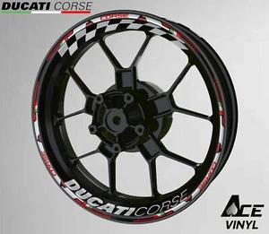 Ducati CORSE Felgenaufkleber Decals FELGENAUFKLEBER SET Corse 959 1098 1198... - Bild 1 von 11