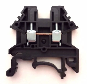 DIN Rail Terminal Blocks 100 Quantity DK2.5N-BK Dinkle Black 12 AWG 20 A 600 V - Picture 1 of 3