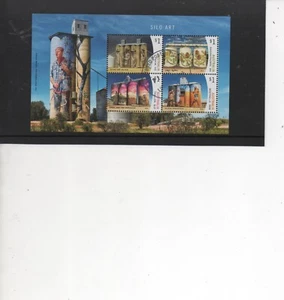 Australia Stamps 2018 Silo Art Miniature Sheet used CTO SG MS4912 - Picture 1 of 1