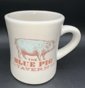 THE BLUE PIG TAVERN schwerer Diner-Stil Kaffeebecher Cape May Kongresshalle M Ware - Bild 1 von 7