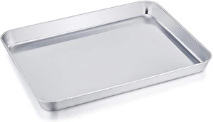 Teamfar Stainless Steel Compact Toaster Oven Pan Tray Ovenware Professional - Picture 1 of 12