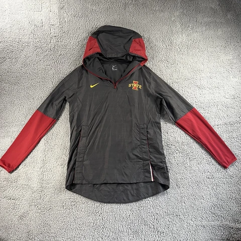 Nike On Field Iowa State Cyclones Jacket Mens Medium Sideline Team Schacket Cover