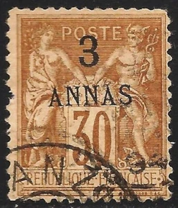 Oficinas francesas en Zanzíbar #6 en buen estado como nuevas - 1896 3a en 30c paz y comercio - Imagen 1 de 1