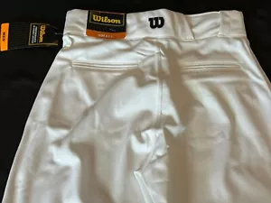 Wilson Mens White Baseball/Softball Pants Small NEW - Picture 1 of 11