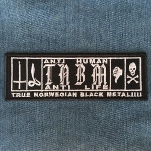 True Norwegian Black Metal embroidered patch Darkthrone Immortal Gorgoroth - Picture 1 of 1