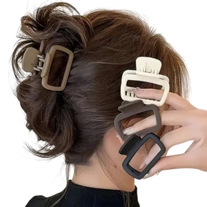 Pinzas para el cabello 4 piezas Clip mate Mujeres Cuadrado Cangrejo Abrazadera Accesorios Set Agarre Reino Unido - Imagen 1 de 10