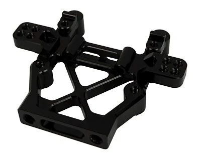 Dhawk Racing CNC RC10GT Aluminum Rear Bulkhead Black For Team Associated RC10GT - Image 1 of 4