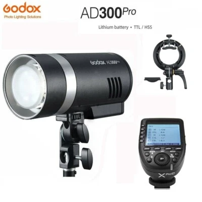 AU Godox AD300Pro 2.4G TTL 300Ws Outdoor Flash +XPro-C Trigger for Canon Cameras - Image 1 of 4