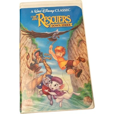 Disney The Rescuers Down Under VHS Black Diamond Collection Vintage - Image 1 of 4
