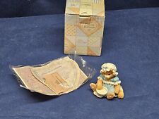Vintage 1994 Enesco Calico Kittens Finicky Figurine "An Unexpected Treat" W/Box 