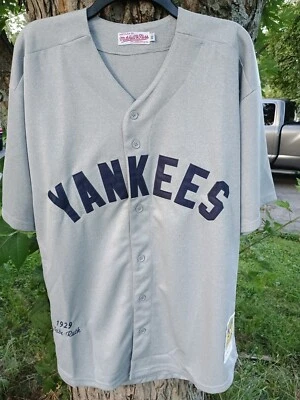 Mitchell & Ness Babe Ruth Gris XL Yankees 1929 Auténtica Colección Cooperstown Foto 1 de 4