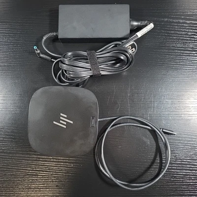 Estación de Acoplamiento Universal HP HSN-IX02 L75125-001 USB-C Dock G5 + Adaptador de CA de 120 W Foto 1 de 4