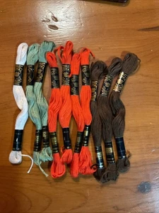 New (10) Royal Mouline Cotton Embroidery Thread Mixed Colors USA Made - Picture 1 of 3