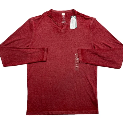 INC International Shirt Mens S Red Port Repreve Pullover $39 NWT - Image 1 of 4