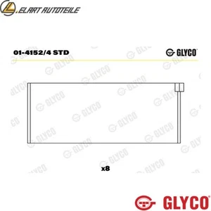 CUSCINETTO BIELLA 01-4152/4 STD PER FORD RTH/RTE/RTF/RTG/RTC/RTD/RTA/RTB/RTK 1.8L - Foto 1 di 11