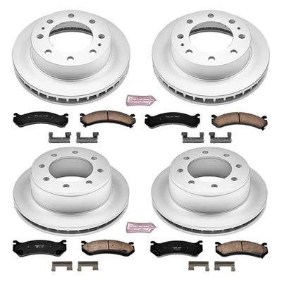 PowerStop CRK2027 Brake Kit For Chevy Silverado 2500 1999-2004 Front Rear Foto 1 de 4