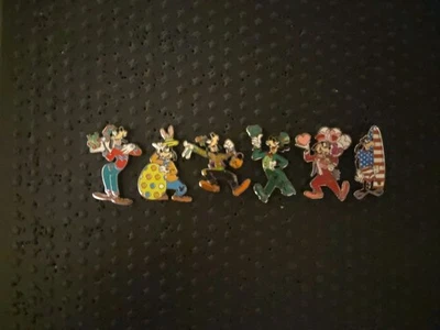 2025 Disneyland Exclusivo Oculto Disney Goofy Set Completo 6 Pines con Cazador Foto 1 de 4