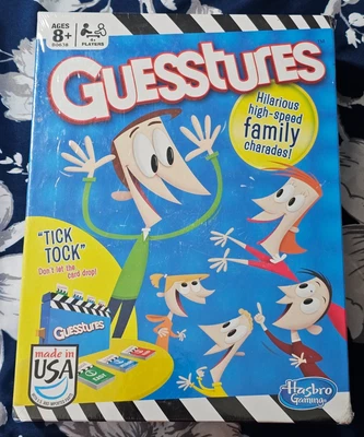 Guesstures NIB 2014 Family Game 8+ Hasbro Factory Sealed - Image 1 of 4