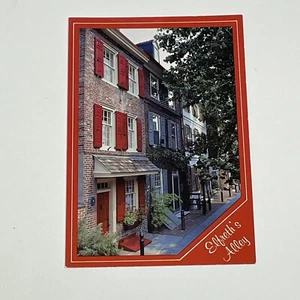 Elfreth's Alley Philadelphia Pennsylvania Continental Postcard - Picture 1 of 2