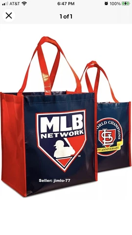 STL CARDINALS TOTE BAG MLB NETWORK 2011 WORLD SERIES 9/19 Cover