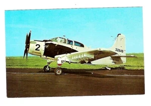 Aviation Postcard Douglas A-IE "SkyRaider"  Military US Navy - Picture 1 of 2