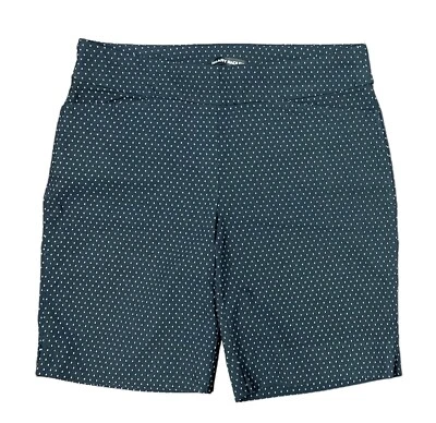 Bermudas Hilary Radley para mujer medianas M negras lunares bolsillos elásticos Foto 1 de 4