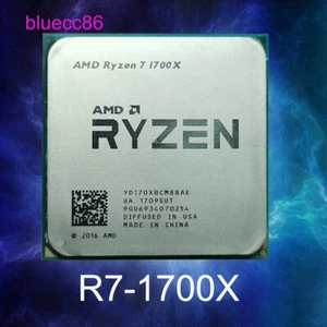 AMD Ryzen 7 1700X AM4 CPU Processor 3.4 GHz 8-core Socket AM4 Desktop R7 1700X - Picture 1 of 1