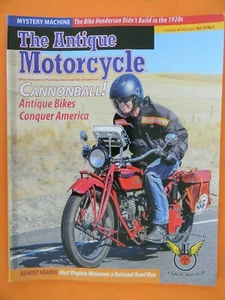 Antikes Motorrad AMCA Magazin 2015 Jan Feb Vol 54 Nr. 1 1922-24 Henderson - Bild 1 von 2