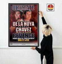 JULIO CESAR CHAVEZ vs. OSCAR DE LA HOYA (2) : Original CCTV Boxing Poster 10D