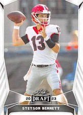 2023 Leaf Draft Football Trading Cards (Base or Autographs) Pick From List 1-H