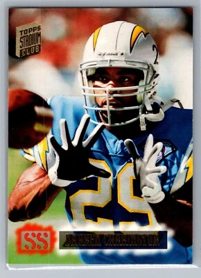 1994 TOPPS STADIUM CLUB CARD # 556 Darren Carrington - San Diego Chargers - Image 1 of 2