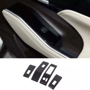 Door Window Lift Switch Steel Carbon Fiber For Toyota Highlander 20-2023 Trim - Picture 1 of 4