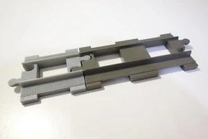 Duplo train track straight - half lenght - 3D Printed GREY - Picture 1 of 3