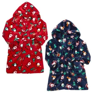 Babies / Childrens Christmas Dressing Gown / Robe - 6 Months to 13 Years - Picture 1 of 5