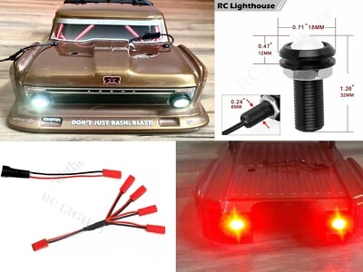 HID LED Lights HD Spot lights for Arrma Infraction Limitlessl Felony HD2W2R - Image 1 of 4