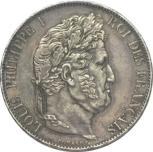 5 Francs Louis PHILIPPE I 1847 Paris - Imagen 1 de 2