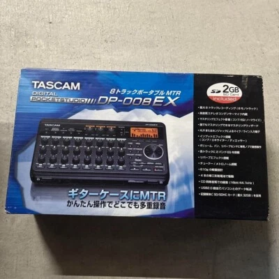 Tascam DP-008EX 8-Track Digital Multitrack Recorder DIGITAL POCKETSTUDIO New JP - Image 1 of 4