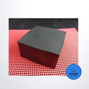 SOLID RUBBER BLOCK 100 MM X 100 MM X 50 MM E P D M HIGH QUALITY OZ MADE - Picture 1 of 5