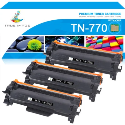 3x TN770 Toner Compatible With Brother HL-L2370DW HL-L2370XL MFC-L2750DW Printer - Image 1 of 4