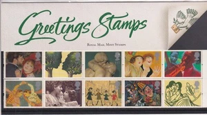 GB 1995 Greetings Stamps Presentation Pack G4 With Labels MNH - Picture 1 of 1