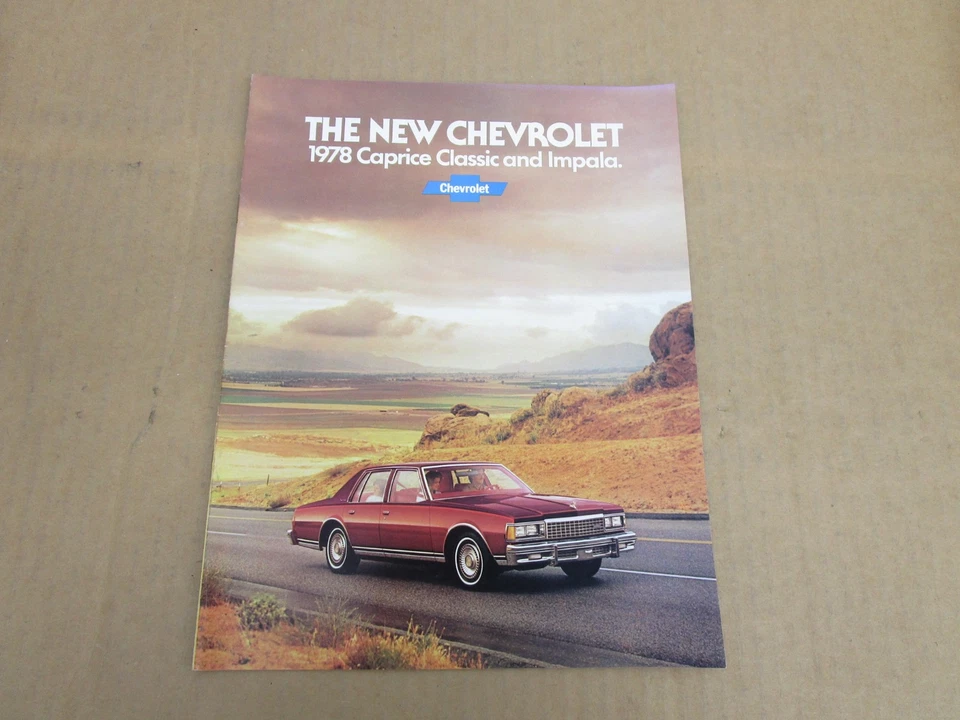Chevrolet Caprice Classic Impala 1978 folleto de ventas concesionario literatura catálogo Foto 1 de 1