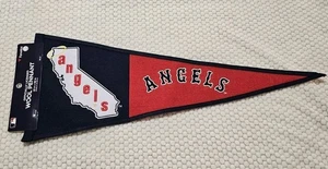 Los Angeles Angels Throwback MLB Embroidered Wool 13" x 32" Pennant - Picture 1 of 6
