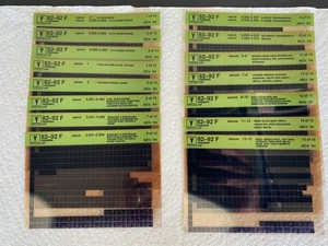 1982-1992 Pontiac Firebird (GM F Body) Microfiche Parts Catalog - Picture 1 of 1
